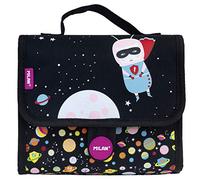 Milan Maletín 2 Estuches Con Contenido Super Heroes Space Rosa Zainetto per bambini, 22 cm
