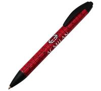 MILAN Penna Biro PLASTICA Prodotto Ufficiale Idea Regalo ROSSONERI