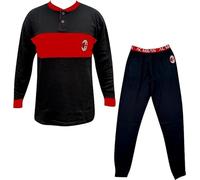 MILAN Pigiama Homewear Prodotto Ufficiale Uomo Adulto (Grigio Melange, M)