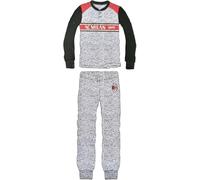 MILAN Pigiama Homewear Prodotto Ufficiale Uomo Adulto (Grigio Melange, XXL)