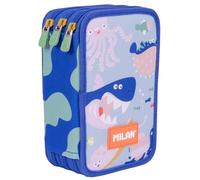 MILAN® Plumier 3 piani con contenuti serie speciali Blue Odyssey