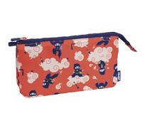 MILAN® Portatutto 5 scomparti serie speciale Ninjutsu, rosso