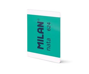 MILAN® Quaderno A4 incollato, carta a righe, 48 fogli nata®, verde