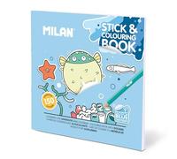MILAN® Quaderno con adesivi da colorare Blue Odissey