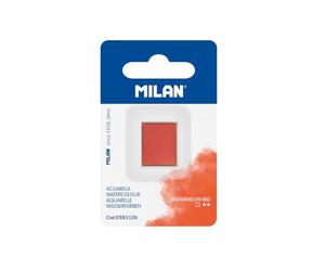 MILAN® Ricarica acquerello in formato mezzo godet, rosso anguria