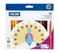 Milan Scatola 18 Colori Punta Fine Serpenti
