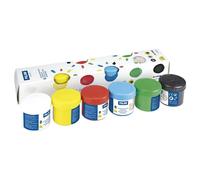 Milan Scatola 6 Colori Base Pittura Per Dita 40ml