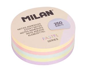 Milan Serie Pastello 250 Fogli Note Adesive Rotonde 67mm