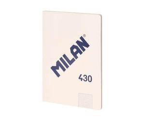 Milan Series 1918 Gruffing Book A4 Shape 5x5mm - 48 foglie di 95 gr/m2 - Microperforado - Cover soft - Colora beige