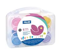 Milan Set 6 Colori Metallizzati Per Dipingere Con Le Dita 100ml
