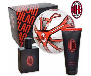 Milan Set regalo Eau de Toilette 100ml + Gel doccia 200ml + Pallone - Set profumo corpo