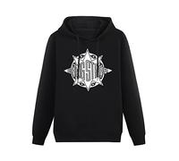 MILAN SPRING Men's Gangstarr Logo Pullover Hoodies Long Sleeve Sweatshirts XL