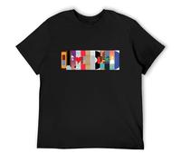 MILAN SPRING T-Shirt Kanye Tee Big West Event Boy Shirts Neuheit Geschenk Men's T Shirt T-Shirt Black M