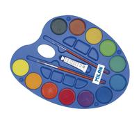 Milan Tavolozza Di 12 Colori Ad Acquerello Ø Con 2 Pennelli E Tubetto Bianco 45 Mm