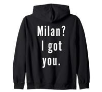 Milan? Ti ho preso. Felpa con Cappuccio