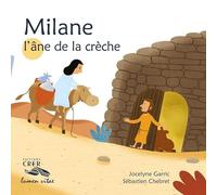 Milane, l'âne de la crèche