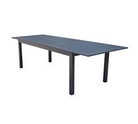 milani home ARGENTUM - tavolo da giardino allungabile in alluminio da 220