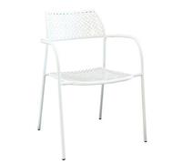 milani home AVIIM - poltrona da giardino impilabile in ferro