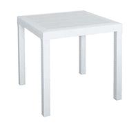 milani home CALIGOLA - tavolo da giardino in wicker quadrato