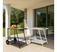 milani home - Carrello porta vivande cm 91 l x 50 p x 73 h