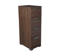 milani home cassettiera 4 cassetti per Soggiorno Cucina Bagno Fatto in Italia cm 27x38x85 h