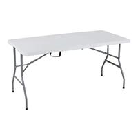 milani home CATE - tavolo catering pieghevole salvaspazio in acciaio e abs