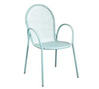 milani home MARIS - poltrona da giardino impilabile in ferro