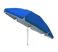 milani home - ombrellone da spiaggia diametro 2 m in acciaio, colore casuale blu, per mare, giardino e campeggio