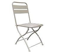 milani home ROMANUS - sedia da giardino pieghevole salvaspazio in ferro