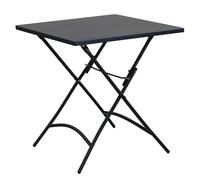 milani home ROMANUS - tavolo da giardino quadrato pieghevole in ferro