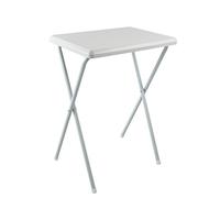 milani home TAVOLINO PVC Alto, Bianco, 52x38x68 cm