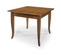 EDGAR - tavolo da pranzo in legno massello cm 80 X 80