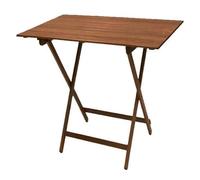 milani home tavolo pieghevole in legno