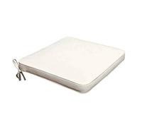 MilaniHome Cuscino Seduta Beige con Doppia Cucitura per Sedia O Poltrona per Esterno Idrorepellenti Resistente all’Acqua