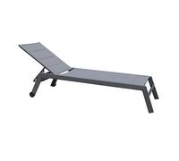 Milani Home DEXTER lettino prendisole da giardino colore Antracite - 65844008