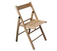 sedia da giardino pieghevole in legno salvaspazio