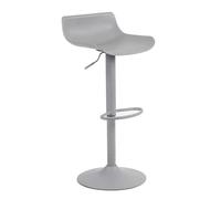 MilaniHome.it - Set di 2 Sgabelli da Bar Albergo Hotel Sedia Cucina con Poggiapiedi Altezza Regolabile Girevole Stile Moderno di Design Contemporaneo, Cm 43x44x75/96 HDI coloreGrigio