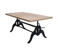 MilaniHome.it - Tavolo da Pranzo Industrial cm 178x86,5x88 HDI coloreMarrone