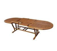 GENIUS - tavolo da giardino allungabile in legno massiccio di acacia