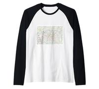 Milano Centro Città Art Souvenir Maglia con Maniche Raglan