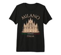 Milano Italia Cattedrale Architettura Maglietta Premium