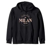 Milano Lombardia Italia | Milano Italia Modern Felpa con Cappuccio