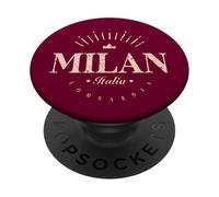 Milano Lombardia Italia | Milano Italia Modern PopSockets PopGrip Adesivo