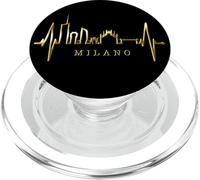 Milano Skyline Battito del Cuore L'Italia Amo Milano PopSockets PopGrip per MagSafe