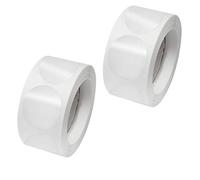 milaosk 1000 Adesivi Rotondi,25mm Etichette Adesive Trasparenti Rotonde per Chiusura Confezioni,Sigillo Trasparente per Imballaggio al Dettaglio Adesivi Rotonde (25mm)