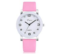 MILAX Lvpai Orologio da polso da donna classico da donna, design retrò, cinturino in pelle, impermeabile, orologio analogico al quarzo, orologio da donna, T#rosa2, Taglia unica