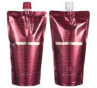 MILBON Plarmia Enriched Shampoo 400 ml + Trattamento F 400 g set di ricarica