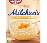 Milchreis Vanille-Geschmack - Budino di riso al gusto alla vaniglia - Per dolci deliziosi e dessert fatti in casa per ricette - Compatibile con oetker - 125g