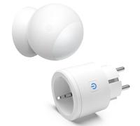 Milduall Rilevatore di movimento, presa wireless a infrarossi PIR, sensore di movimento senza fili, per illuminazione