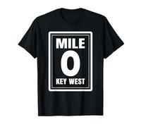 Mile 0 Mile Marker Key West Maglietta